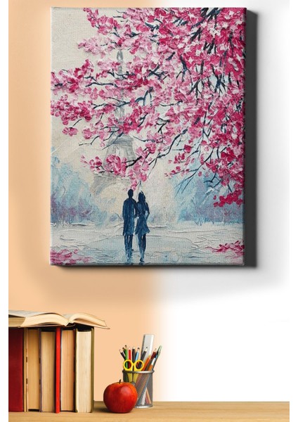 Sayılarla Boyama Seti Kasnaklı Baharın Rengi 50 x 65 cm