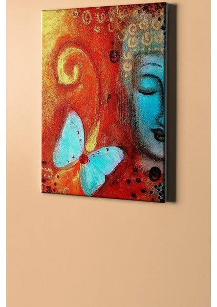 Sayılarla Boyama Seti Kasnaklı Buda ve Kelebek 50 x 65 cm