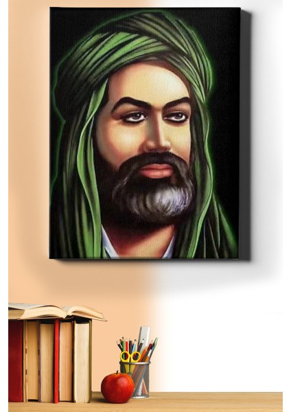 Sayılarla Boyama Seti Kasnaklı Hz Ali 40 x 50 cm