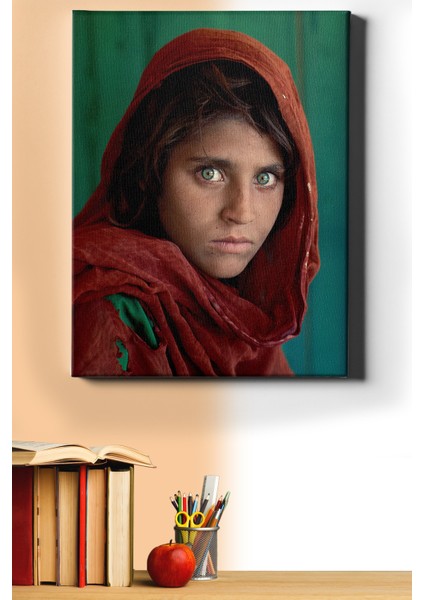 Sayılarla Boyama Seti Kasnaklı Afgan Kız 50 x 65 cm