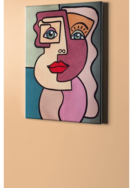 Sayılarla Boyama Seti Kasnaklı Soyut Bakış 50 x 65 cm fiyatları