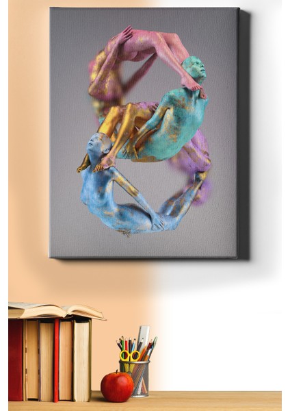 Sayılarla Boyama Seti Kasnaklı Sonsuzluk Döngüsü 50 x 65 cm