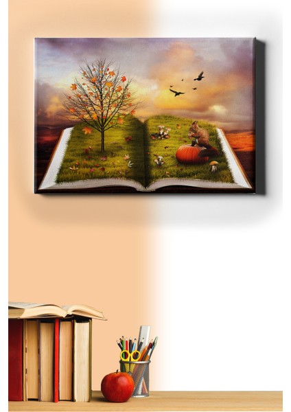 Sayılarla Boyama Seti Kasnaklı Sonbaharın Kitabı 50 x 65 cm