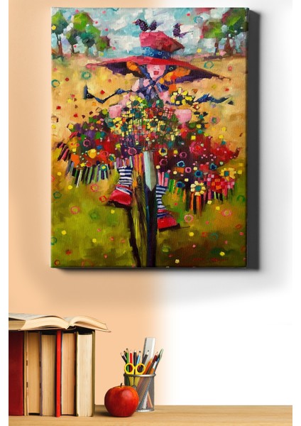 Sayılarla Boyama Seti Kasnaklı Renkli Cadı 100 x 140 cm