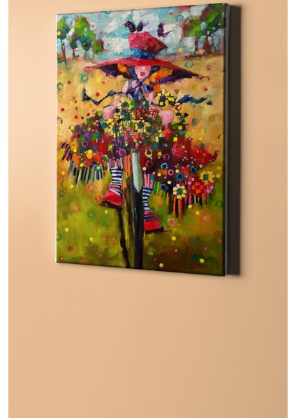 Sayılarla Boyama Seti Kasnaklı Renkli Cadı 100 x 140 cm