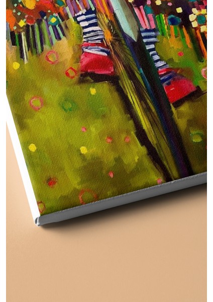 Sayılarla Boyama Seti Kasnaklı Renkli Cadı 100 x 140 cm