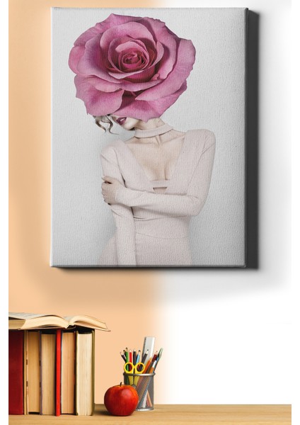 Sayılarla Boyama Seti Kasnaklı Çiçek Kadın 11 60 x 75 cm