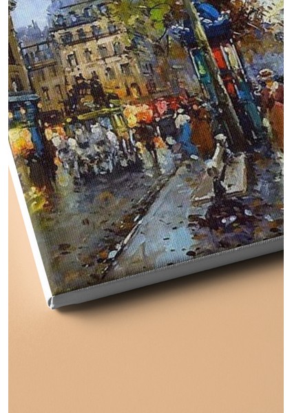 Sayılarla Boyama Seti Kasnaklı Notre Dame'da Kitapçılar 40 x 50 cm modelleri