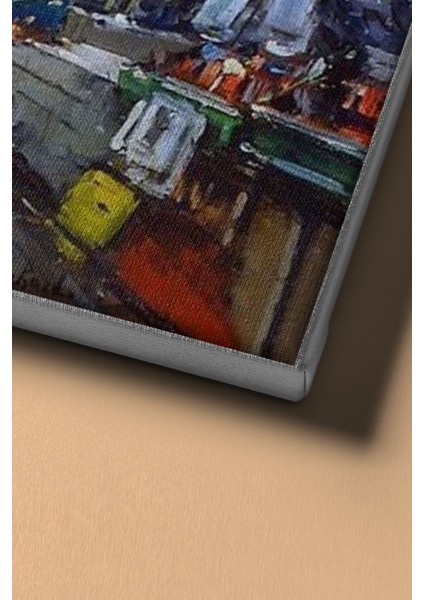 Sayılarla Boyama Seti Kasnaklı Notre Dame'da Kitapçılar 40 x 50 cm fırsatları