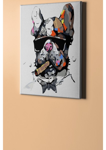 Sayılarla Boyama Seti Kasnaklı Havalı Köpek 60 x 75 cm fiyatları