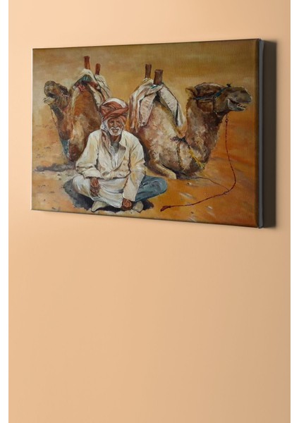 Sayılarla Boyama Seti Kasnaklı Neşeli Develer 50 x 65 cm fiyatları