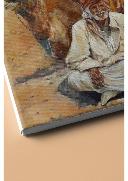 Sayılarla Boyama Seti Kasnaklı Neşeli Develer 50 x 65 cm modelleri