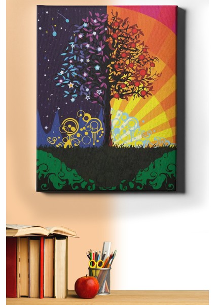 Sayılarla Boyama Seti Kasnaklı Zaman Döngüsü 60 x 75 cm