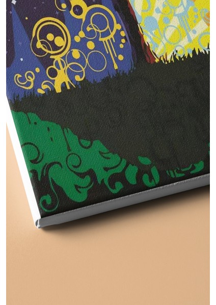 Sayılarla Boyama Seti Kasnaklı Zaman Döngüsü 60 x 75 cm modelleri