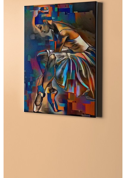 Sayılarla Boyama Seti Kasnaklı Renkli Balerin 40 x 50 cm fiyatları