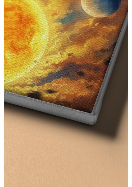 Sayılarla Boyama Seti Kasnaklı Mistik Evren ve Geyik 40 x 50 cm fırsatları