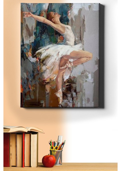 Sayılarla Boyama Seti Kasnaklı Tutkulu Balerin 40 x 50 cm