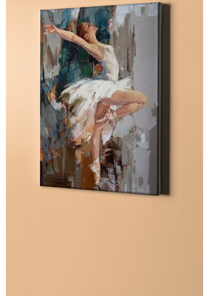 Sayılarla Boyama Seti Kasnaklı Tutkulu Balerin 40 x 50 cm