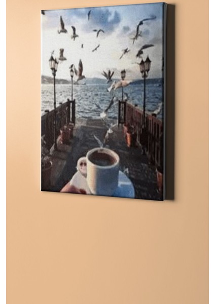 Sayılarla Boyama Seti Kasnaklı Iskelede Kahve 50 x 65 cm fiyatları