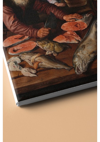 Sayılarla Boyama Seti Kasnaklı Balık Pazarı 60 x 75 cm modelleri