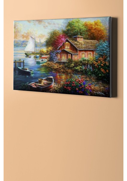 Sayılarla Boyama Seti Kasnaklı Doğa Ile Iç Içe 50 x 65 cm