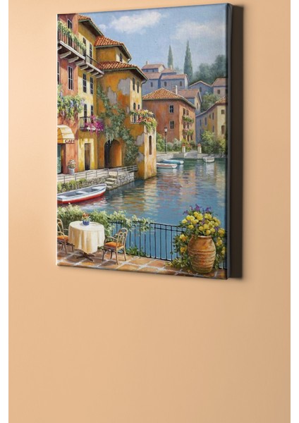 Sayılarla Boyama Seti Kasnaklı Kıyı Evleri 50 x 65 cm fiyatları