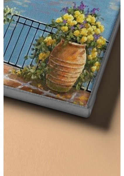Sayılarla Boyama Seti Kasnaklı Kıyı Evleri 50 x 65 cm fırsatları