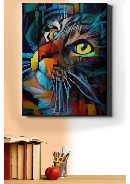 Sayılarla Boyama Seti Kasnaklı Masum Bakış 50 x 65 cm