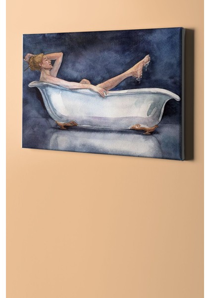 Sayılarla Boyama Seti Kasnaklı Küvette Kadın 60 x 75 cm fiyatları