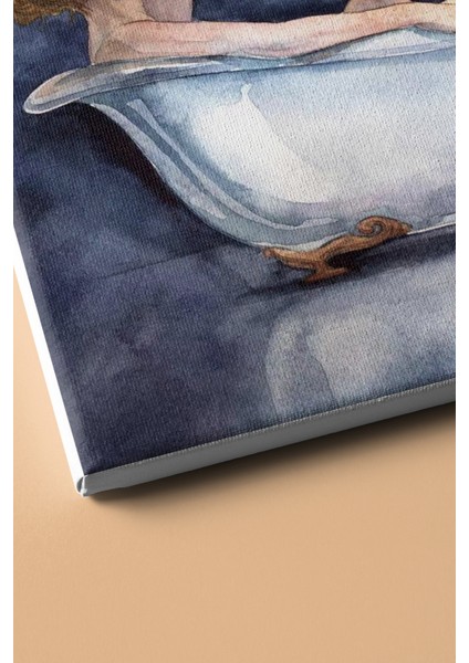 Sayılarla Boyama Seti Kasnaklı Küvette Kadın 60 x 75 cm modelleri