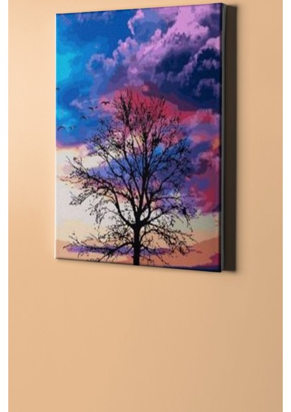 Sayılarla Boyama Seti Kasnaklı Yalnız Ağaç 50 x 65 cm fiyatları