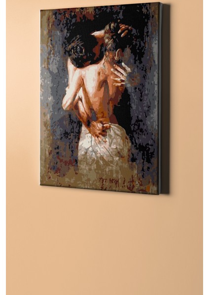 Sayılarla Boyama Seti Kasnaklı Aşk ve Tutku 90 x 110 cm