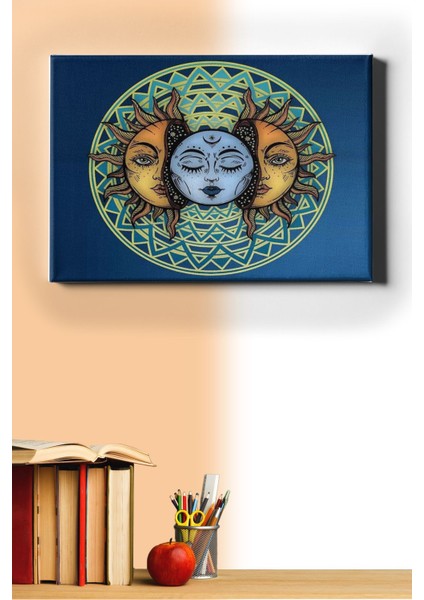 Sayılarla Boyama Seti Kasnaklı Tutulma 60 x 75 cm