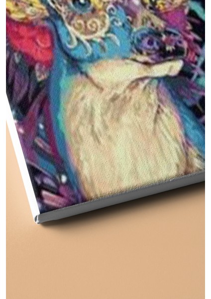 Sayılarla Boyama Seti Kasnaklı Soyut Geyik 60 x 75 cm modelleri