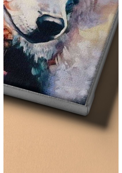Kadın ve Kurt Sevgisi Sayılarla Boyama Seti Kasnaklı 50 x 65 cm fırsatları