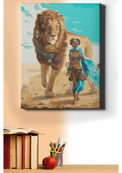 Sayılarla Boyama Seti Kasnaklı Çöllerin Kraliçesi 40 x 50 cm