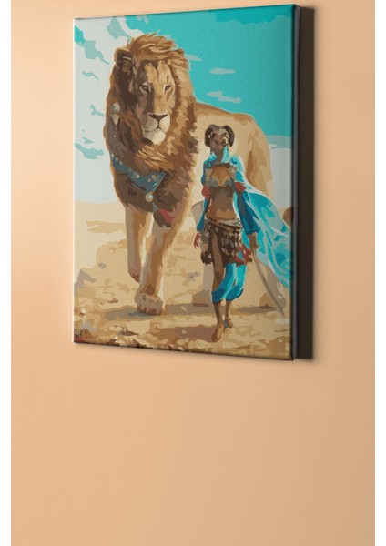 Sayılarla Boyama Seti Kasnaklı Çöllerin Kraliçesi 40 x 50 cm fiyatları
