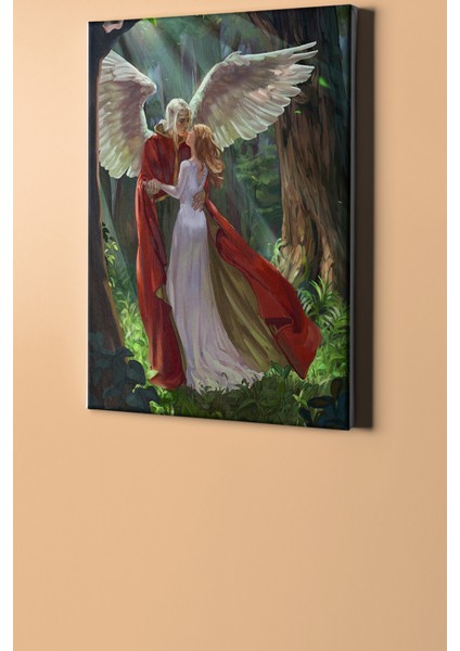 Sayılarla Boyama Seti Kasnaklı Aşık Elfler 60 x 75 cm fiyatları