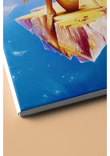 Sayılarla Boyama Seti Kasnaklı Meleğin Hasreti 70 x 90 cm