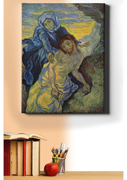 Sayılarla Boyama Seti Kasnaklı Van Gogh Pıeta 50 x 65 cm