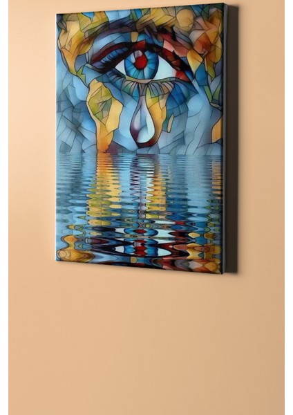 Sayılarla Boyama Seti Kasnaklı Gözyaşı 70 x 90 cm