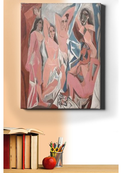 Sayılarla Boyama Seti Kasnaklı Avignnonlu Kadınlar 90 x 110 cm