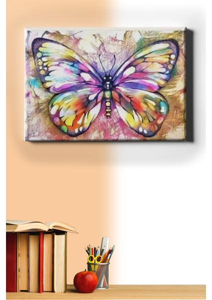 Sayılarla Boyama Seti Kasnaklı Pırıltılı Kelebek 50 x 65 cm