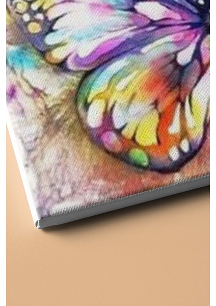 Sayılarla Boyama Seti Kasnaklı Pırıltılı Kelebek 50 x 65 cm modelleri