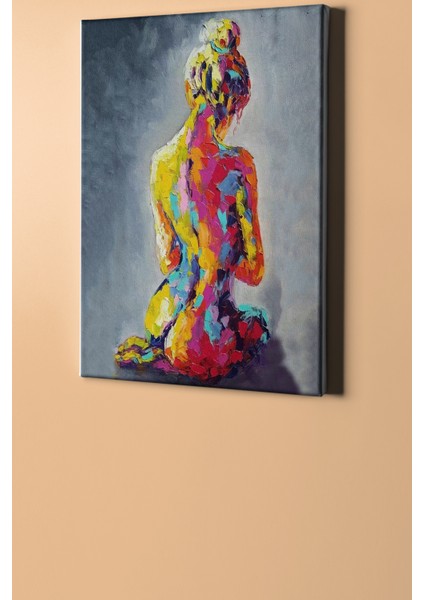 Sayılarla Boyama Seti Kasnaklı Renkli Kadın 8 40 x 50 cm fiyatları