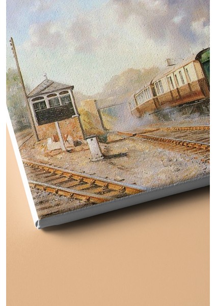 Sayılarla Boyama Seti Kasnaklı Lokomotif 50 x 65 cm modelleri