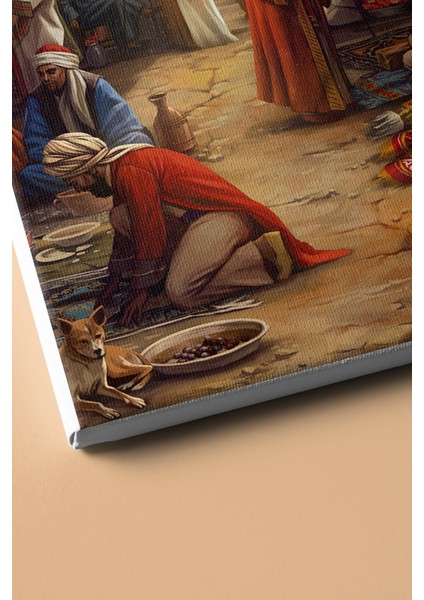 Sayılarla Boyama Seti Kasnaklı Osmanlı Pazarı 40 x 50 cm modelleri