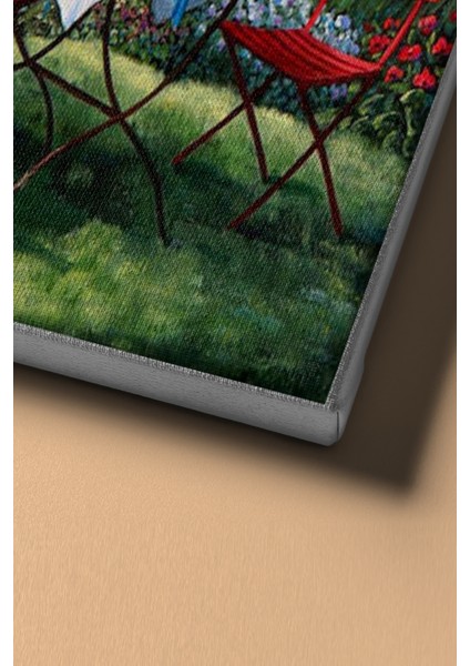 Sayılarla Boyama Seti Kasnaklı Sakin Bahçe 60 x 75 cm