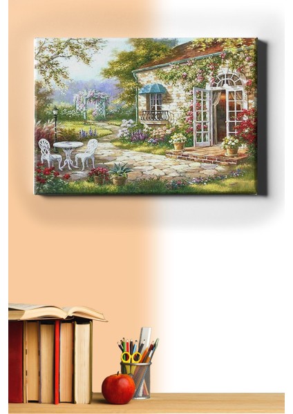 Sayılarla Boyama Seti Kasnaklı Keyif Bahçesi 40 x 50 cm