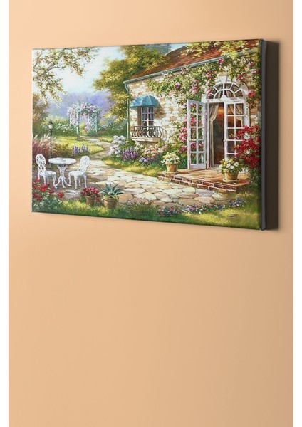 Sayılarla Boyama Seti Kasnaklı Keyif Bahçesi 40 x 50 cm